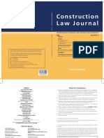Construction Law Journal Vol25 No8 2009 PDF