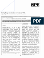 Casing Design for Horizontal Well