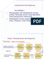 EL 3013 Sistem Instrumentasi Chapter 8 - Sensor Technology and Measurement