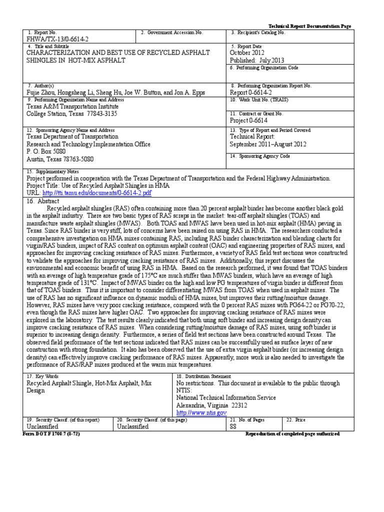 0 6614 2 PDF | PDF | Asphalt | Road Surface