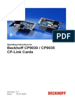 Beckhoff - BA - CP-Link Karten CP9030+CP9035 - 1.3-GB