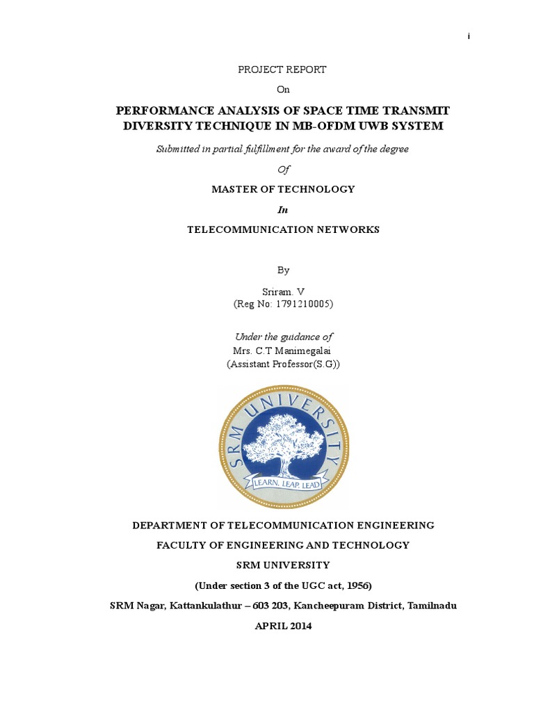 Performance Analysis of Space Time Transmit Diversity Technique in Mb ...
