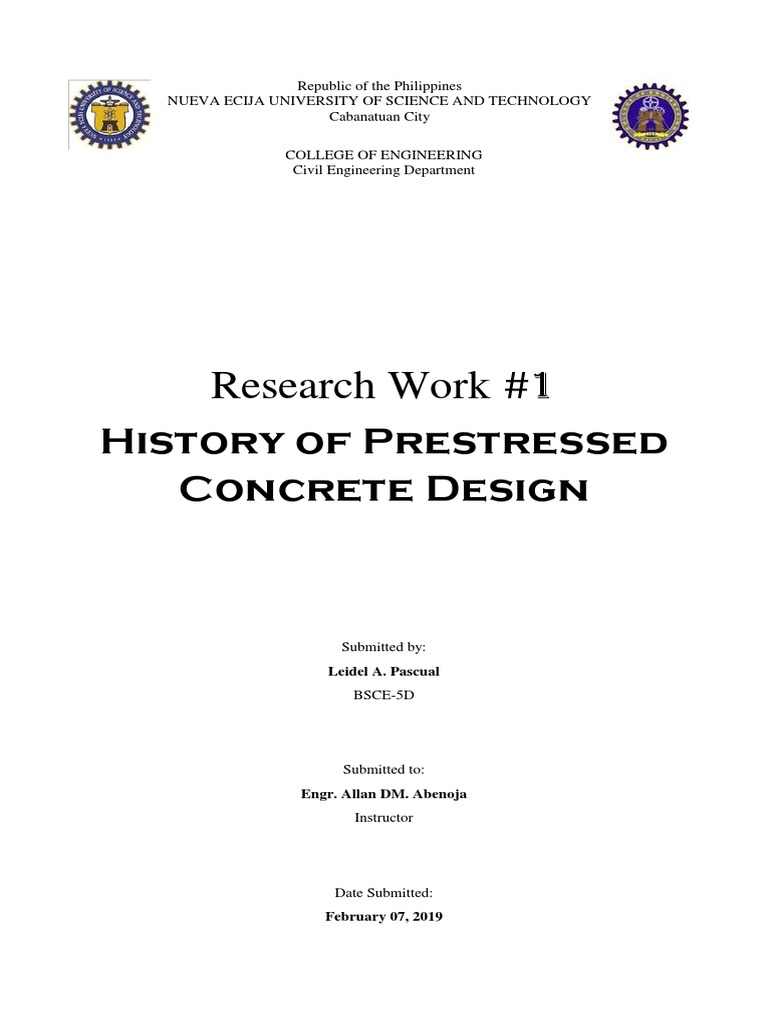 History of Prestressed Concrete | PDF | Prestressed Concrete ...