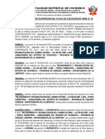 Acta de Suspensión de Plazo Trocha Chinacpampa