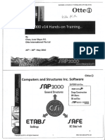 SAP2000V14 Hands-On Training Notes PDF