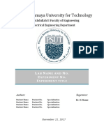 Princess Sumaya University For Technology: King Abdullah II Faculty of Engineering