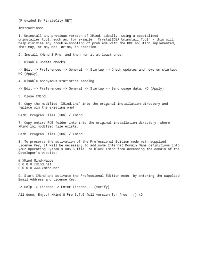 Xmind 8 Pro License Key