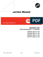 Cummins Onan DSKCA Generator Set With Power Command 1.1 Controller Service Repair Manual PDF