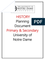 History Forward Planning Document