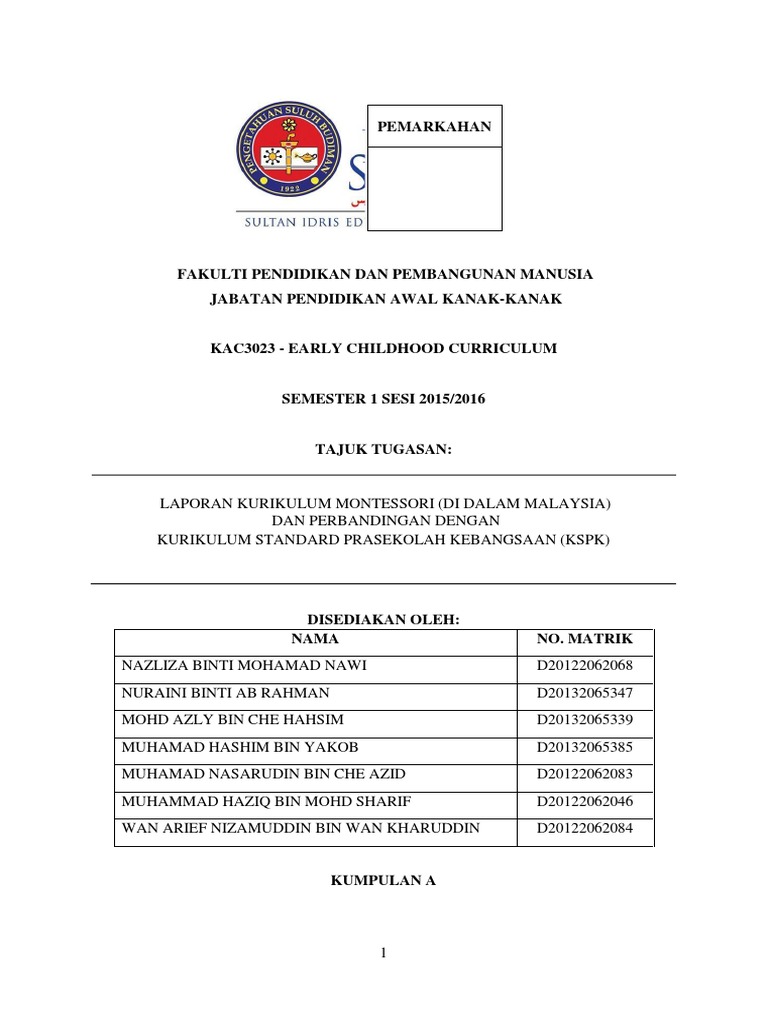 Full Montessori Pdf