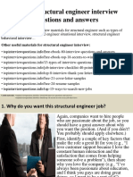 Top10 Structural Engineer Interview Questions and Answers