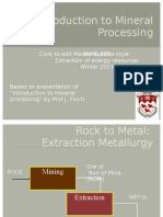 2 Introduction To Mineral Processing