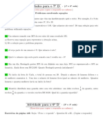 Exercícios para 6º e 7º Anos: Divisibilidade e Equações