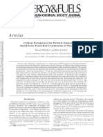 Articles: Critical Parameters For Particle Emissions in Small-Scale Fixed-Bed Combustion of Wood Pellets