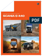Caminhão Scania G 440 para operações off-road