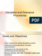 Discipline and Grievance Procedures