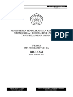 xxx-USBN Biologi Paket Soal Utama 2017 PDF