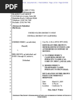 Perry v Brown Motion to Strike