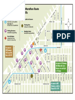 2019 LA Marathon Route through Beverly Hills