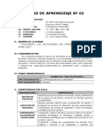 3) Unidad Didactica #02 - 1º Grado