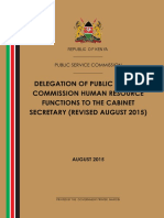 PSC HRM Functions To The CS August 20151 PDF