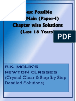 JEE Main Previous 16 Years Solved Papers