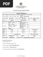 Suitor Application Form: Official Boyfriend Form-OCC