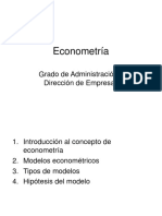 Que es la econometria