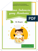 Isi Dan Sampul Kuliner Indonesia Yang Mendunia PDF