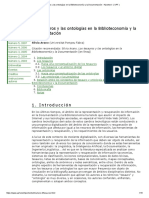 Arano - 2005 - Los tesauros y las ontolog{'i}as en la Biblioteconom{'i}a y la Documentaci{ó}n = Thesauruses and ontologies