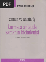 5763 3 Zaman Ve Anlati 3 Qurmaca Anlatida Zamanin Bichimlenishi Paul Ricoeur Mehmed Rifat 2012 294s