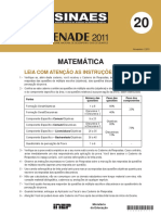 Enade Matematica - 2011 PDF