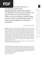 Com um olho no texto e o outro no contexto