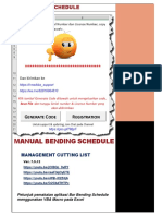 Manual Bar Bending Schedule v.7.5.13