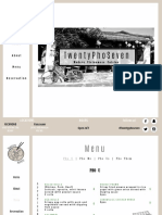 Twentyphoseven: Home About Menu Reservation