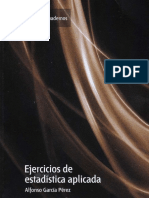 Alfonso García Pérez - Ejercicios de Estadística Aplicada (2008, UNED) PDF