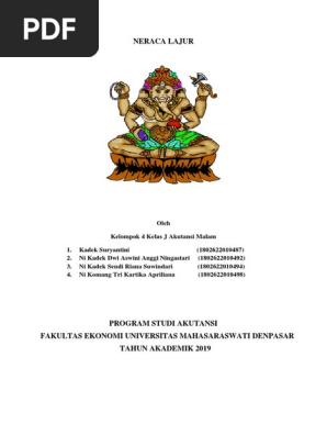Neraca Lajur Pada Perusahaan Dagang