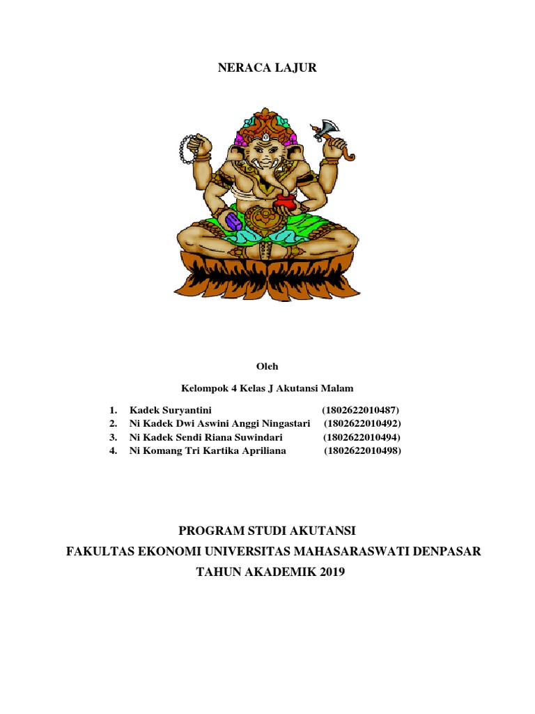 Contoh Soal Neraca Lajur 10 Kolom Perusahaan Dagang - Contoh Soal Terbaru