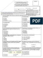 PRUEBA UNIDADES DE MEDIDAS Tiempo y Longitud