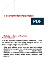 OPTIMASI VOLTAMETRI DAN POLAROGRAFI