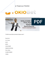 Agen Bola Online Terpercaya Tokiobet