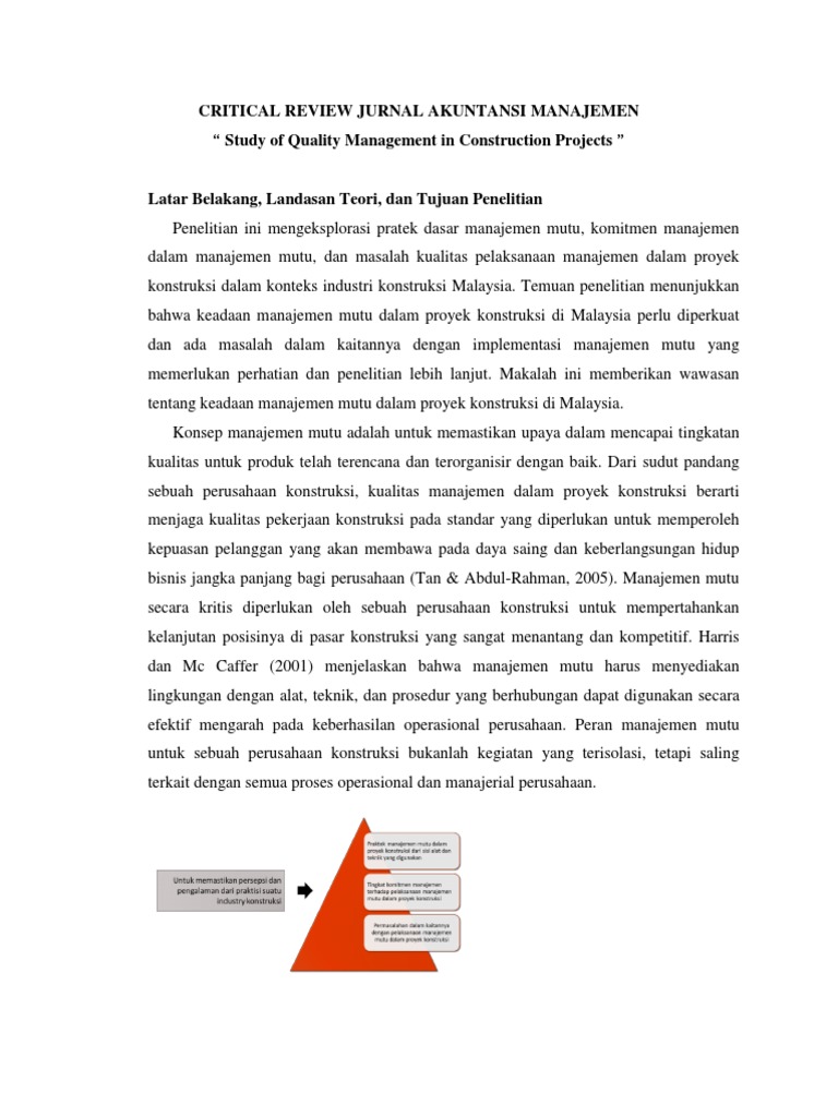 Critical Review Jurnal Akuntansi Manajemen Pdf
