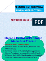 Evaluasi Nilai Gizi