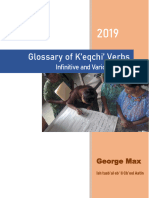 Glossary of K'eqchi' Verbs - G. Max - 2019