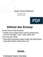 Penentuan Tema Pameran