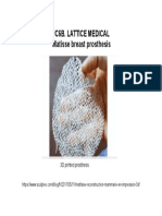 Jc6B. Lattice Medical Matisse Breast Prosthesis