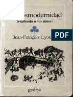 Lyotard Jean Francoise - La Postmodernidad - Explicada A Los Niños.PDF