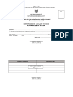 Anexo n3a Modelo Unico Nacional de Certificado de Auxiliar Tecnico Para Ies