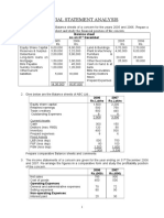 Financial Ststement Analysis