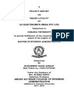 LG Electronics India PVT LTD: (Affiliated To Osmania University) 2017 - 2019